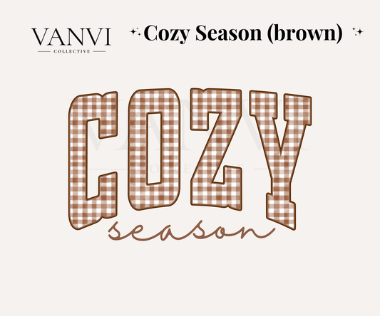 Cozy Season - Brown Font